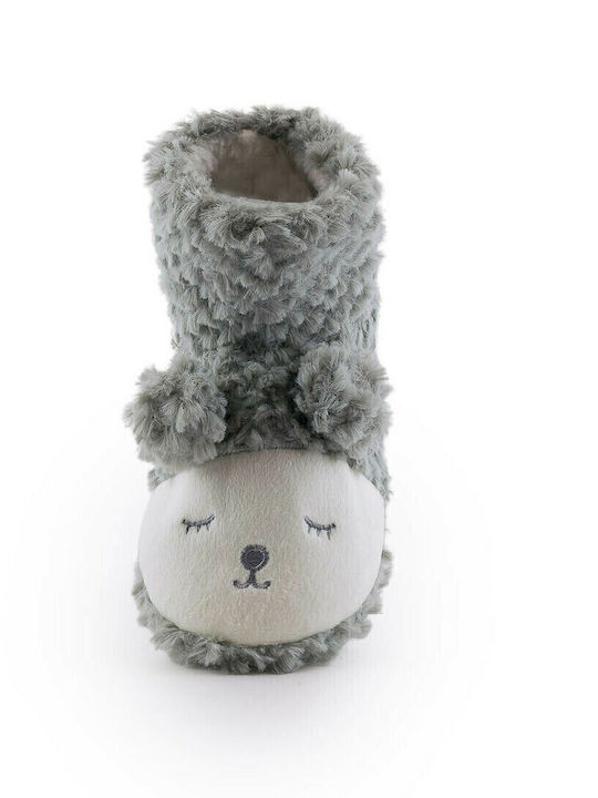 Kids Slippers Boots Gray