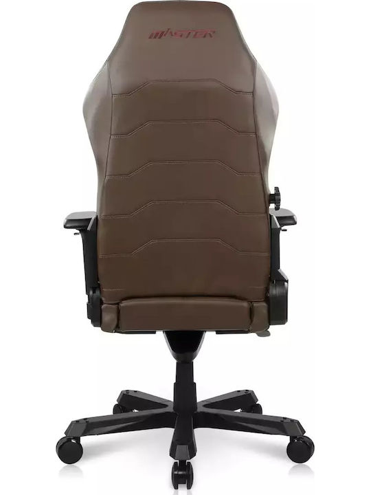 Dxracer Master Геймърски стол Кожена с регулируеми подлакътници Кафяв