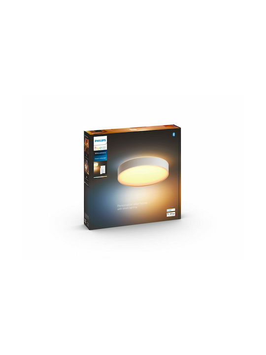 Philips Smart Πλαφονιέρα Οροφής Μπάνιου 42.5εκ. Λευκή με Ενσωματωμένο LED και Τηλεχειριστήριο