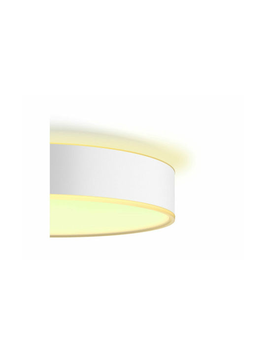 Philips Smart Deckenleuchte 38.1cm Weiß mit Integrierter LED und Fernbedienung