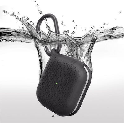 Catalyst Vibe Hülle Silikon mit Haken in Schwarz Farbe für Apple AirPods 3