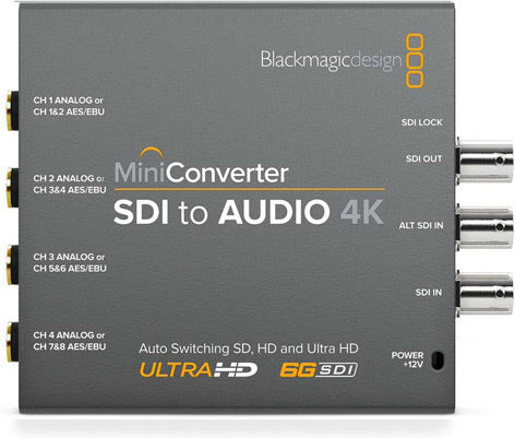 Blackmagic Design Mini Converter SDI to Audio 4K