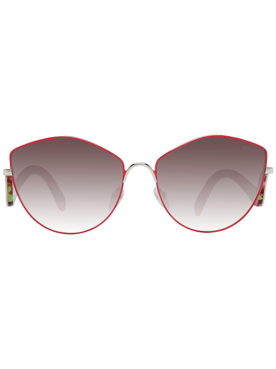 Emilio Pucci Women's Sunglasses with Multicolour Metal Frame EP0118 28F