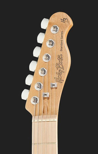 Harley Benton TE-20MN Electric Guitar Telecaster with SS Pickup Configuration Candy Apple Red