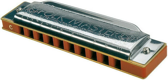 Suzuki Diatonisch Mundharmonika Folkmaster Harmonica Tonart D (Re) Major