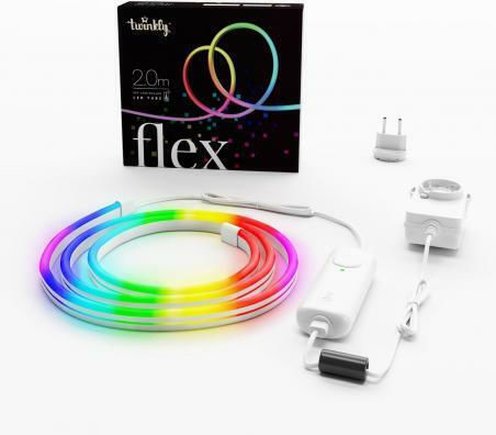 Twinkly LED Лента Flex 220V RGB Светлина 2м Неон Флекс с Захранване