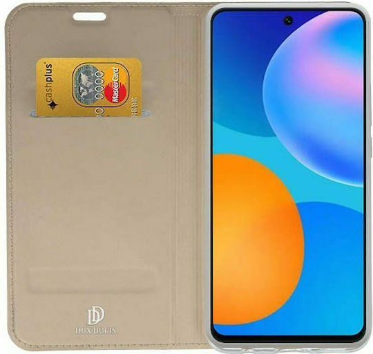 Dux Ducis Skin Pro Book Δερματίνης Χρυσό (Huawei P Smart 2021)