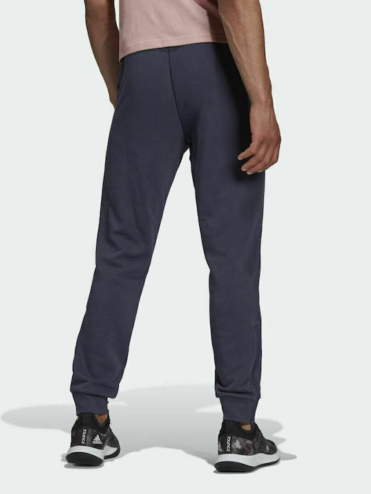 Adidas Tennis Men's Sweatpants with Rubber Shadow Navy