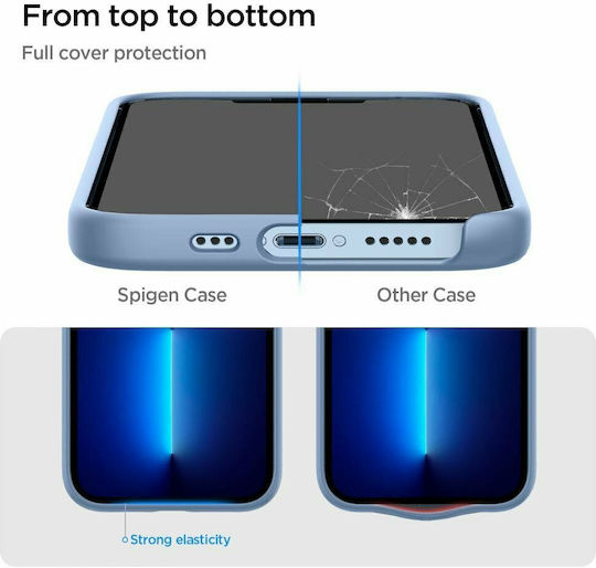 Spigen Silicone Fit Back Cover Σιλικόνης Sierra Blue (iPhone 13 Pro Max)