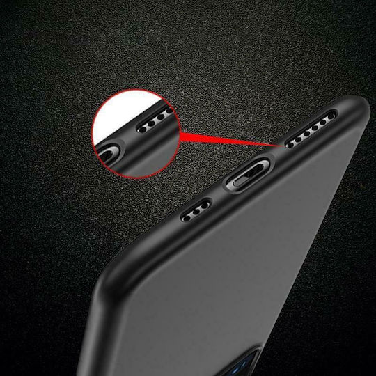 Hurtel Soft Back Cover Silicon Negru (Realme C21)