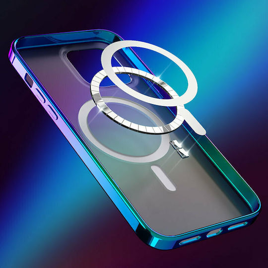Kingxbar Nebula Back Cover Σιλικόνης Rainbow Transparent (iPhone 13 Pro)