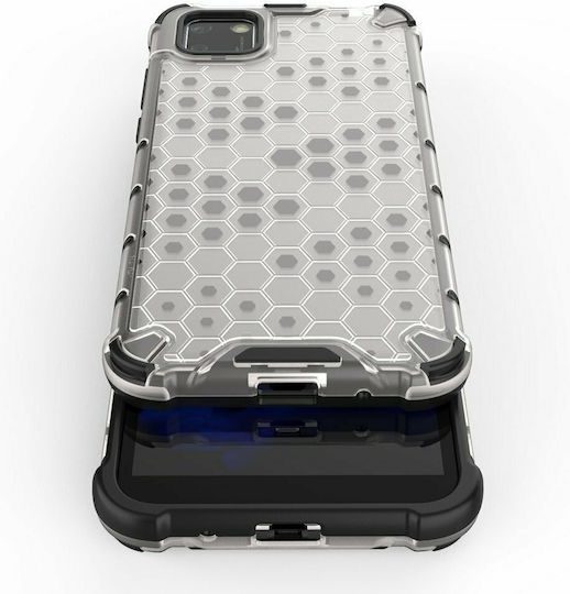 Hurtel Honeycomb Задна корица Пластмаса Прозрачен (Huawei Y5p)