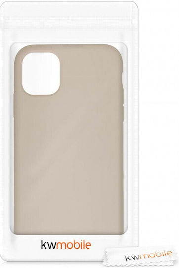 KWmobile Flexible Back Cover Silicone Beige (iPhone 11)