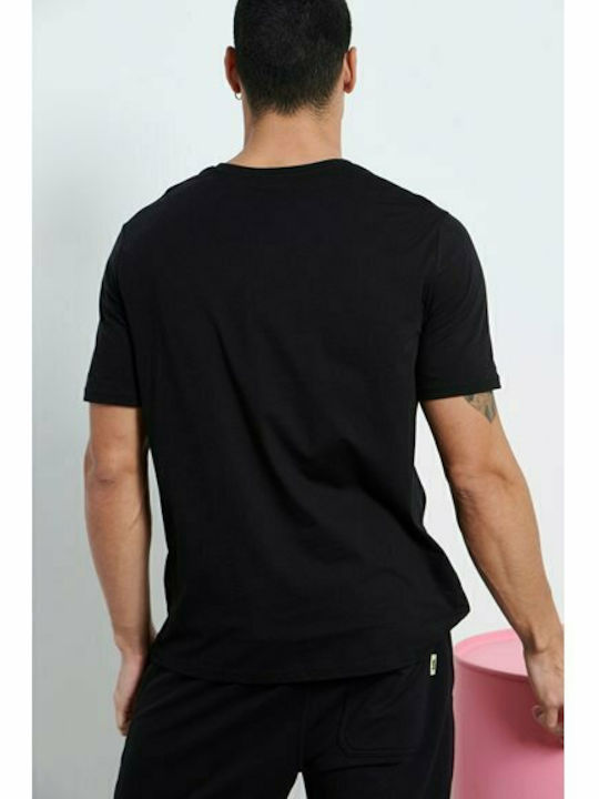 BodyTalk T-shirt Bărbătesc cu Mânecă Scurtă Negru