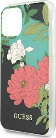 Guess Flower Collection Back Cover Σιλικόνης Πολύχρωμο (iPhone 11 Pro Max)