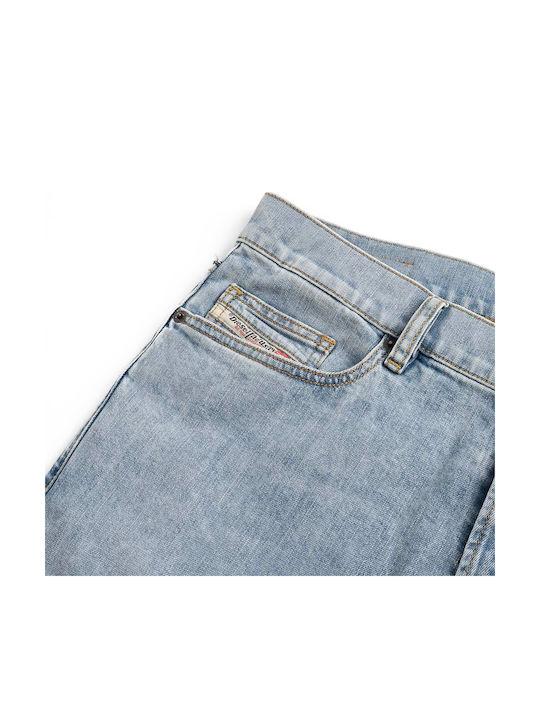 D-luster Herren Jeanshose Elastisch mit Slim Passform Hellblau