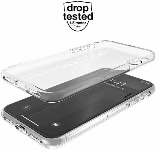 Superdry Snap Back Cover Σιλικόνης Διάφανο/Λευκό (iPhone X / Xs)
