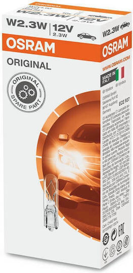 Osram Λάμπα Αυτοκινήτου 2723 T5 12V 2.3W 1τμχ