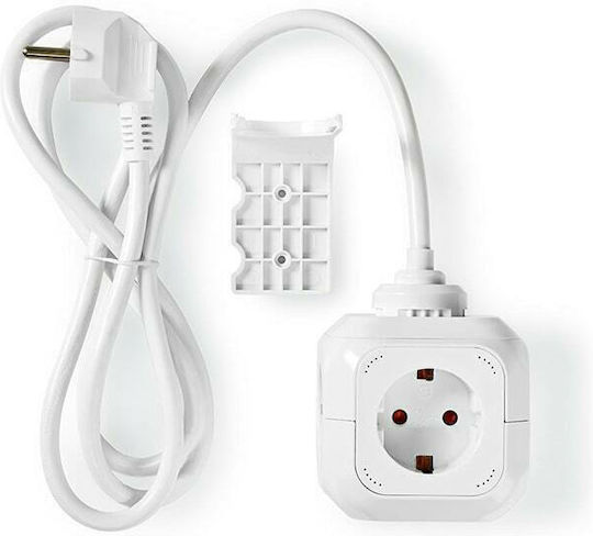 Nedis PowerCube 4 Positions with 2 USB-A and Cable 1.5m