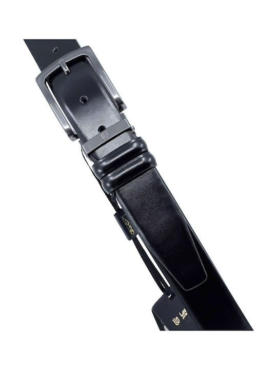 Ανδρική Ζώνη Δερμάτινη BLACK LEATHER