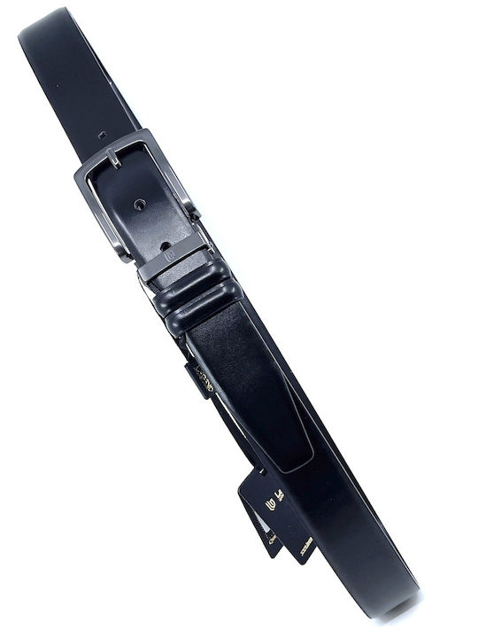 Ανδρική Ζώνη Δερμάτινη BLACK LEATHER