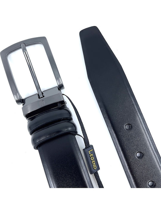 Ανδρική Ζώνη Δερμάτινη BLACK LEATHER