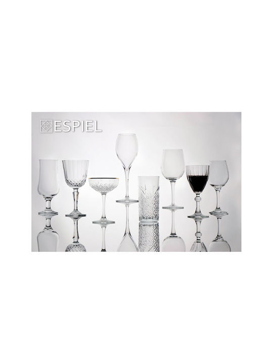 Espiel Tulipe Set of Glasses Beer, μπίρας made of Glass Stemmed 385ml 6pcs