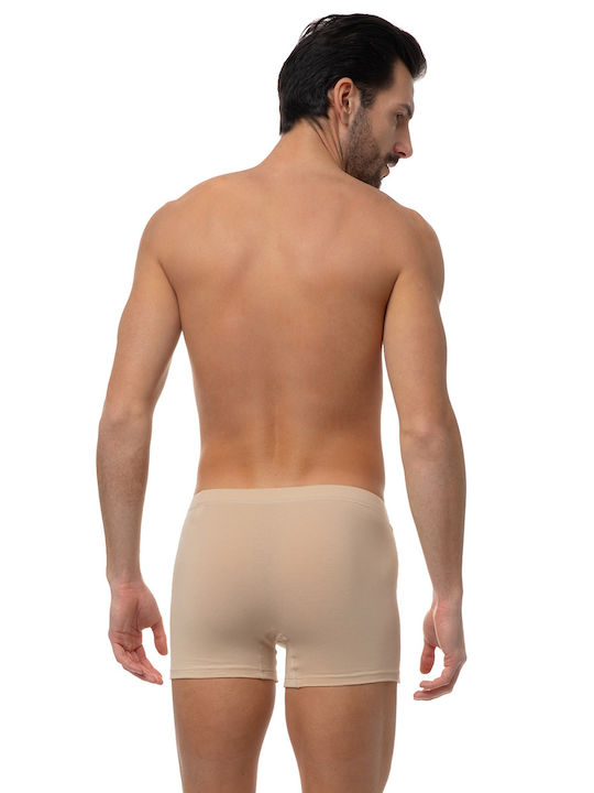 Minerva Herren Boxershorts Beige 2Packung