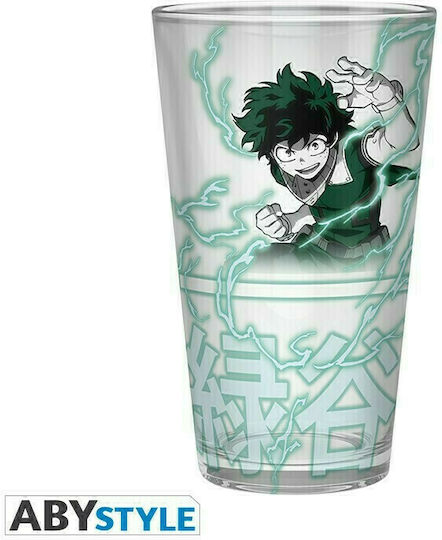 Abysse My Hero Academia Set of Glasses Water made of Glass 3pcs