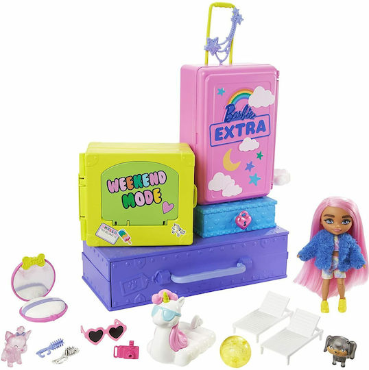 Barbie Minis Σετ Κούκλας Extra για 3+ Ετών 14εκ.