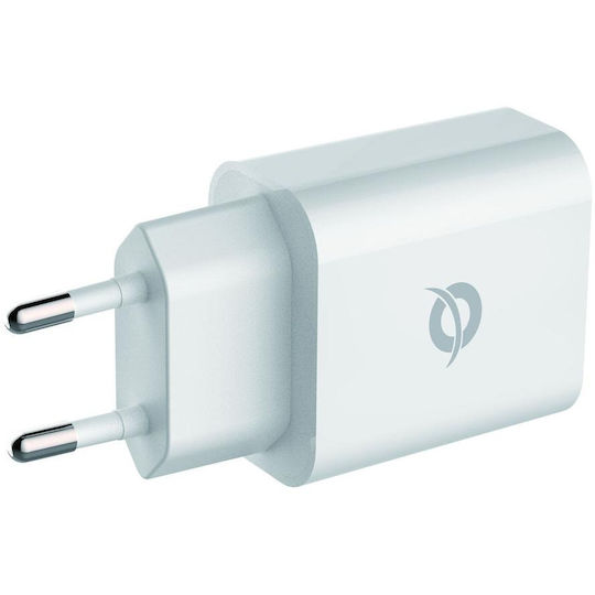Conceptronic Зарядно без кабел с USB-C порт 25W Power Delivery Бял (ALTHEA10W)