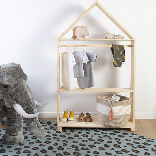 Childhome Kids Cotton Rug Leopard 145x160cm Blue