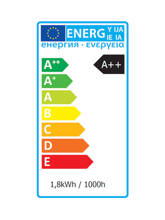 Eglo Led Kids Decorative Lamp Fu Pan Black 15x15x19εκ.