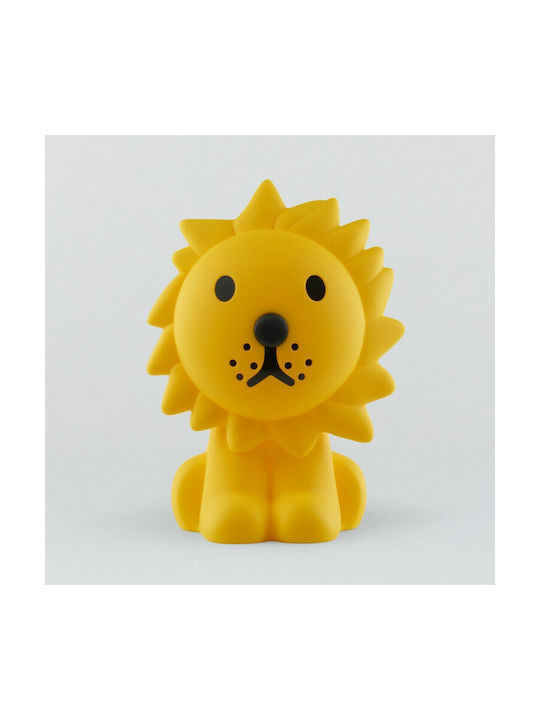 Mr Maria Lumini LED Lampă decorativă pentru copii Lion Galben 25x30x41εκ. Mr Maria Lumini LED Lampă decorativă pentru copii Lion Galben 25x30x41εκ.