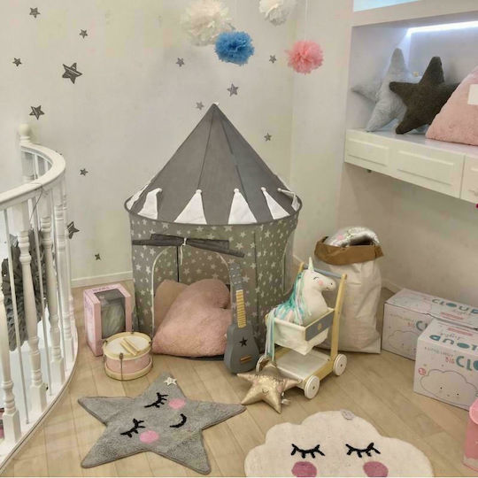 Kids Concept Kids Castle Play Tent Star for 3+ years Gray