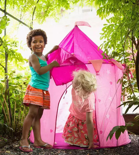 BS Toys Cort pentru Copii Castelul Pop Up Princess Roz pentru 3+ ani