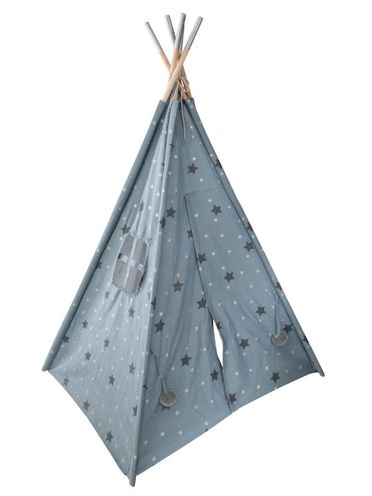 Atmosphera Kids Indian Teepee Play Tent Blue