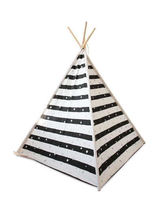 BS Toys Kids Indian Teepee Play Tent Teepee for 3+ years White