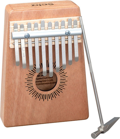 Sela Kalimba Mahon 10 Note Cu Difuzor