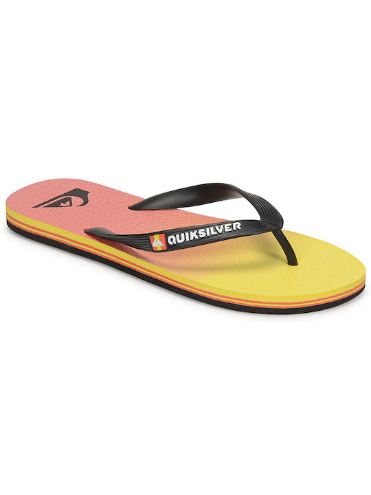 Quiksilver Molokai New Wave Flip Flops σε Μαύρο Χρώμα