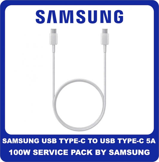 Samsung USB 2.0 Cable USB-C Male - USB-C 45W White 1m EP-DN975BWEGWW