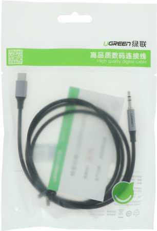 Ugreen Geflochtenes USB Typ-C Kabel USB 2.0 Männlich - 3.5mm Schwarzes 1m 20192