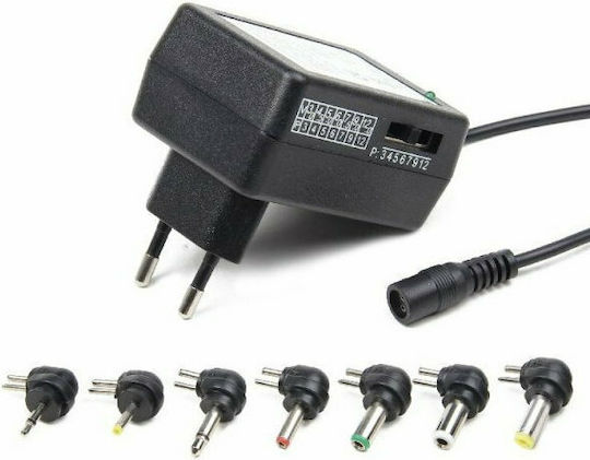 Energenie Universal Power Adapter 12V 1A With Power 12W With Plug Set (EG-MC-008)