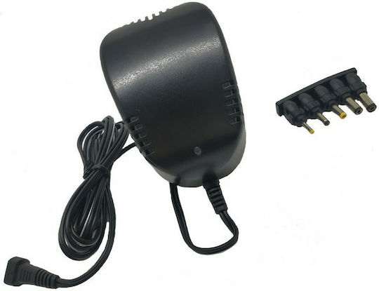 Minwa Universal Power Adapter Adjustable Voltage 3 to 12V 1A with Power 12W with Plug Set (MW 3K10GS)