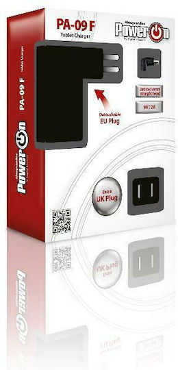 Power On PA-09F Adaptor Universal De Alimentare 9V 2A Cu Putere 18W