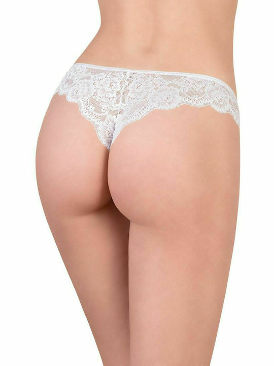 Milena by Paris Women's Brazil with Lace White