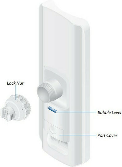 Ubiquiti LiteAP GPS Εξωτερική Κεραία WiFi Sectorial 17dBi με σύνδεση Ethernet