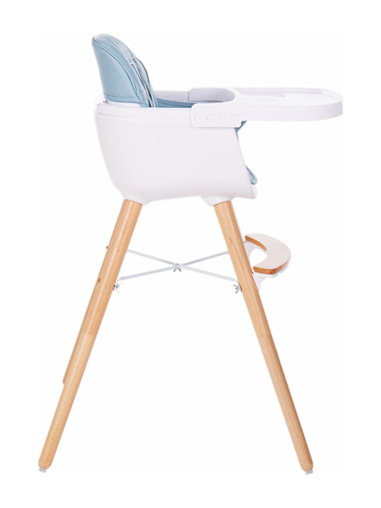 Kikka Boo Woody Baby Highchair 2 in 1 Blue