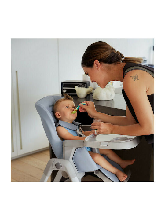 Inglesina My Time Foldable Baby Highchair with Adjustable Height Blue