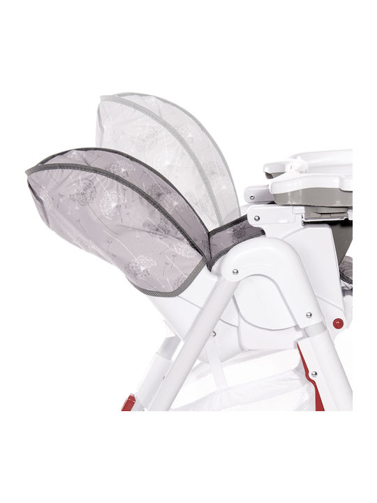 Lorelli Gusto Foldable Baby Highchair with Adjustable Height Gray Rabbits